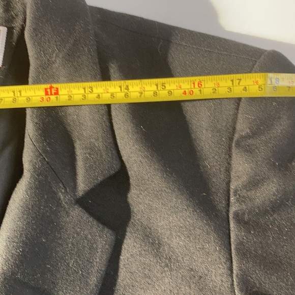 Vintage Pendleton 100% wool black one button blazer w two pockets in front - Picture 15 of 15